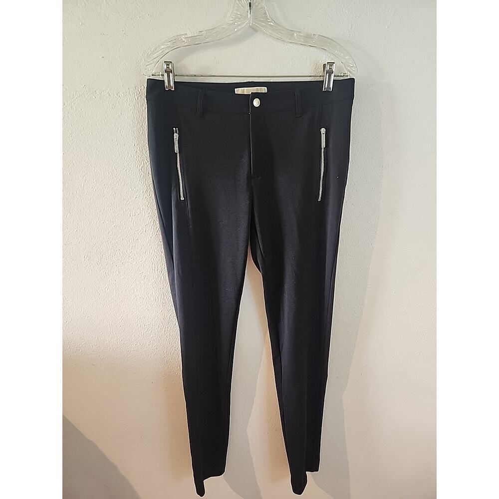 Michael Kors Womens Dress Pants Size 8 Black Straight Leg Pockets